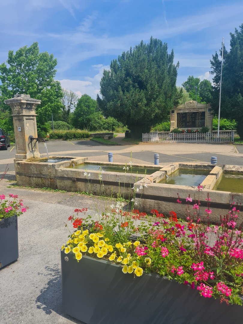 Fleurissement du monument aux morts