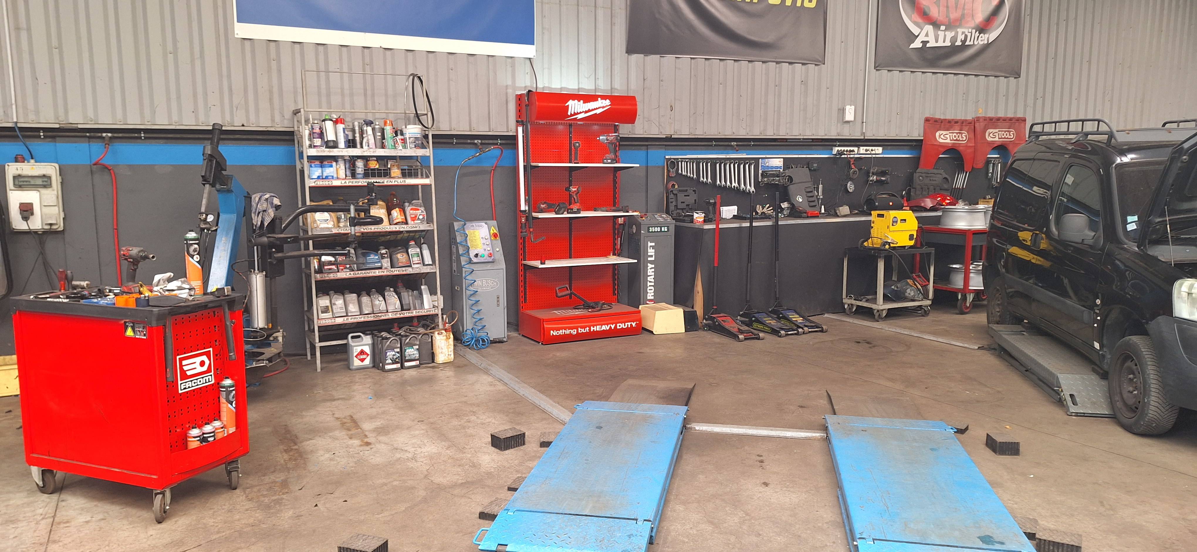 Photographie du garage