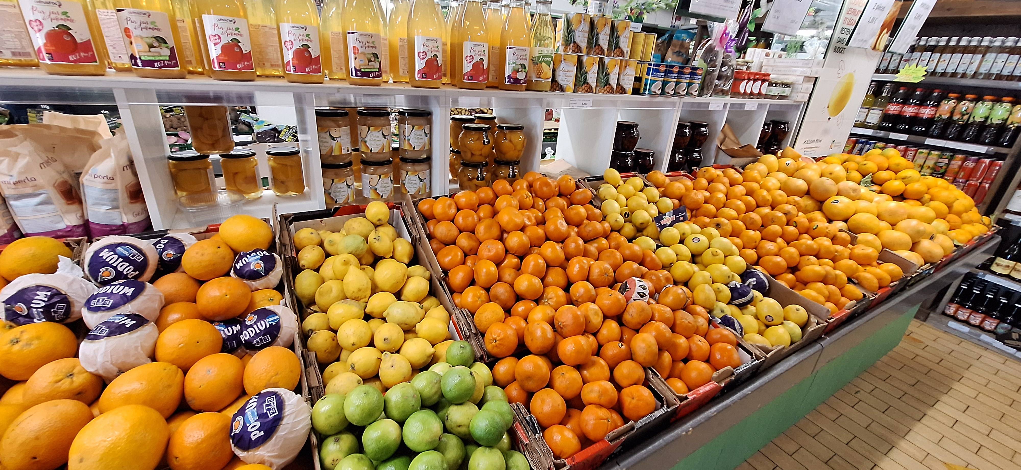Rayons fruits
