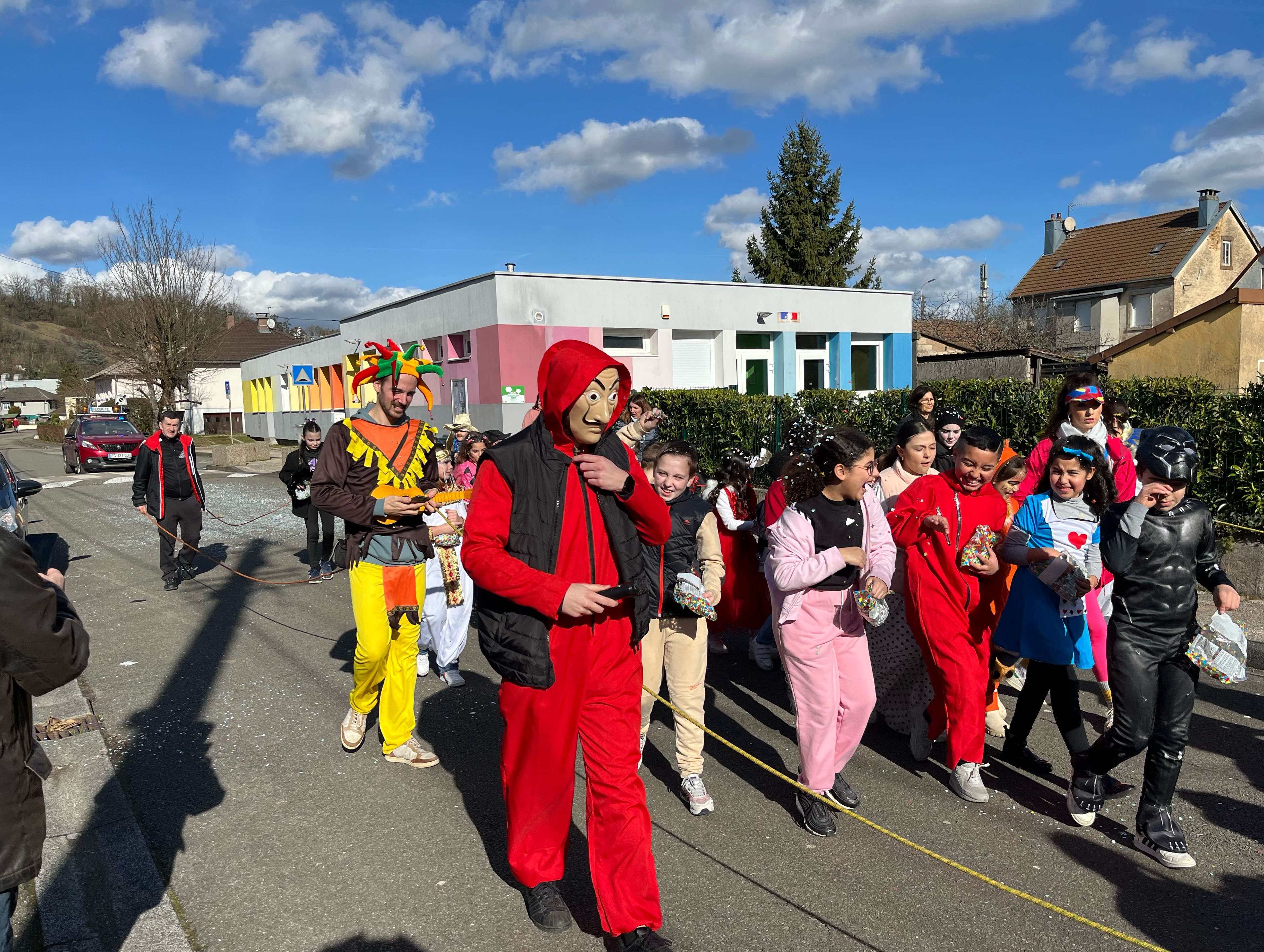 photo du carnaval (proche de l'école primaire)